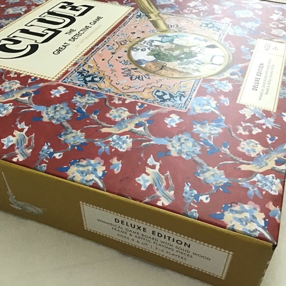 Anthropologie Deluxe Edition Clue Board Game NIB - Picture 8 of 9